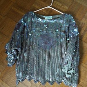 Blouse sequin